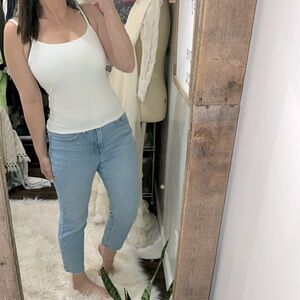 Eddie Bauer cotton white tank camisole size medium